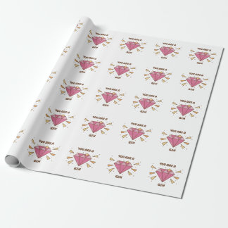 Du bist ein Juwel  Geschenkpapier