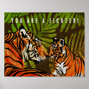 Du bist ein Kämpfer, Tiger Poster