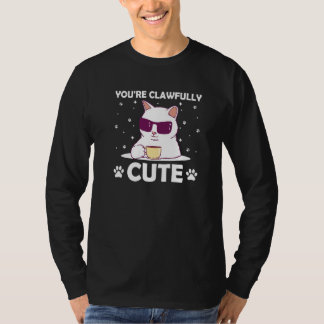 Du bist ein krallenhaft süßes Katzenpaar Kätzchen T-Shirt