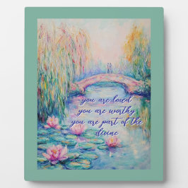 Du bist ein liebender Impressionismus Fotoplatte