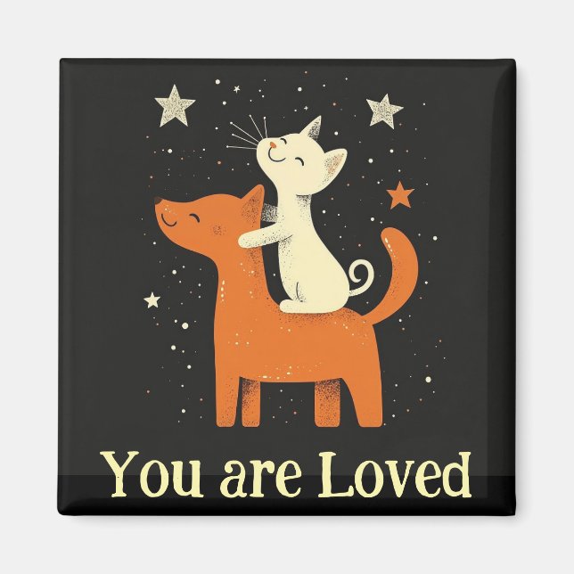 Du bist ein Lieblingsmagnet Magnet (Vorne)