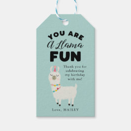 Du bist ein Llama Fun Geburtstagsparty Gunst Geschenkanhänger