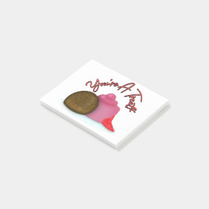 Du bist ein mit Erdbeeren gefülltes Valentinstags- Post-it Klebezettel