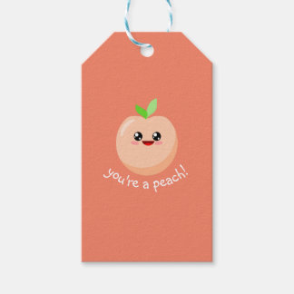 Du bist ein Pfirsich! Geschenkanhänger