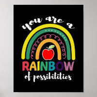 Du bist ein Regenbogen der Möglichkeiten Lehrer