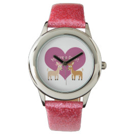 Du bist ein Reh! Armbanduhr