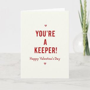 Du bist ein Schatz Valentinstagskarte Karte