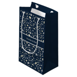 Du bist ein Stern! Elegant Modern Blue Kleine Geschenktüte