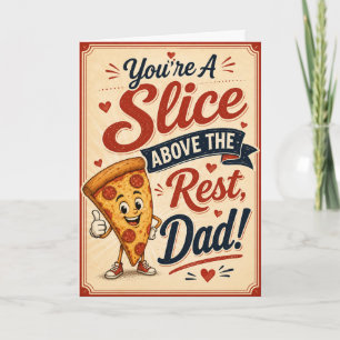 Du bist ein Stück besser als der Rest Papa-Karte Karte