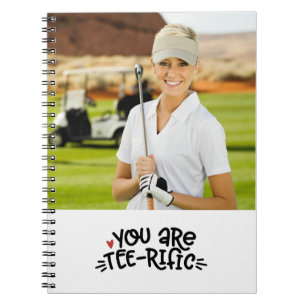 Du bist ein T-Shirt-riechendes Notebook für Golfer Notizblock
