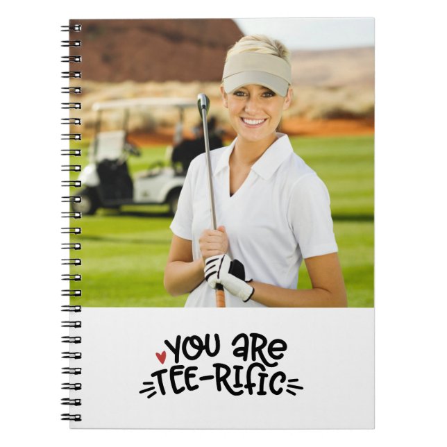 Du bist ein T-Shirt-riechendes Notebook für Golfer Notizblock (Vorderseite)