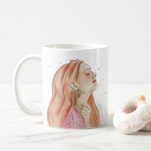 Du bist ein wertvoller Becher Weiß & Spritzer Kaffeetasse