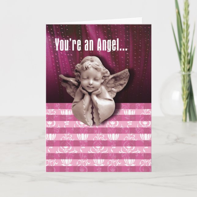 Du bist eine Angel Grußkarte Karte (Vorderseite)