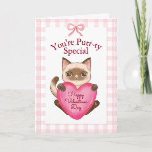 Du bist eine besonders tolle Katzen-Valentinstag-K Karte