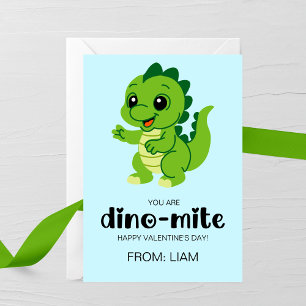 Du bist eine Dino-Mite-Kinder-Valentinskarte Mitteilungskarte