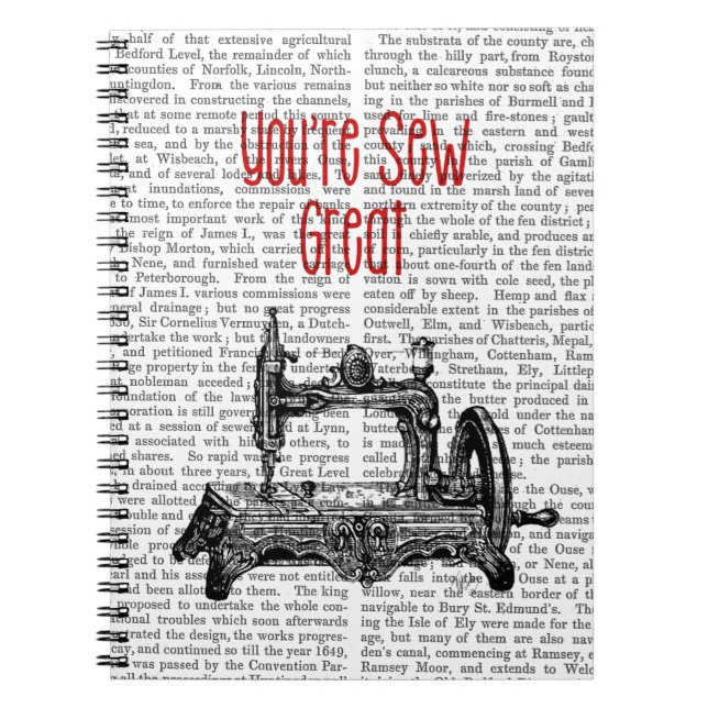 Du bist eine großartige Illustration Notizblock (Vorderseite)