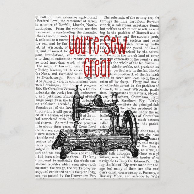 Du bist eine großartige Illustration Postkarte (Vorderseite)