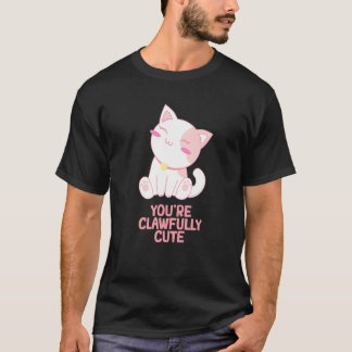 Du bist eine krallenhaft süße Katze Paare Kätzche T-Shirt