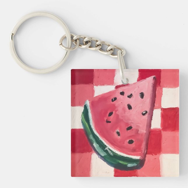 Du bist eine Melone Schlüsselanhänger (Vorderseite)