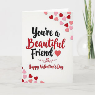 Du bist eine schöne Valentinsfreund-Karte Karte