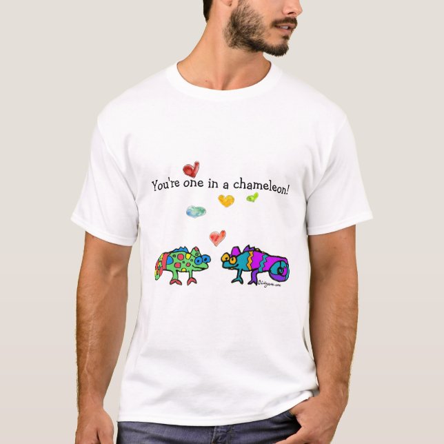 Du bist Einer unter Chamäleons  T-Shirt (Vorderseite)