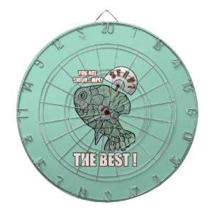 Du bist einfach der Beste Dartscheibe