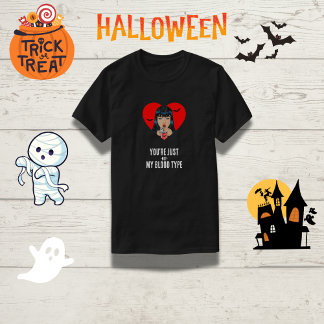 "Du bist einfach nicht mein Bluttyp" Funny Vampire T-Shirt