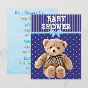 Du bist eingeladen, Teddybär-Baby-Party-Einladunge Einladung