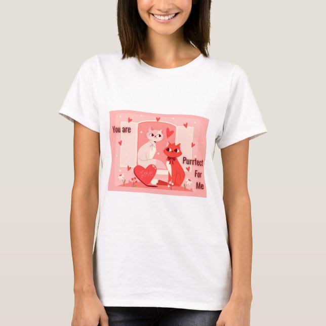 Du bist für mich Purfekt T-Shirt (Vorderseite)