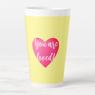 Du bist gelbe Latte-Tasse Milchtasse