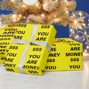 Du bist Geld Inspiration Geschenkpapier