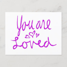 Du bist geliebt postkarte