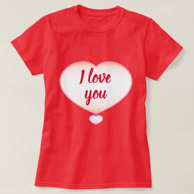 Du bist geliebt! T-Shirt (Design vorne)