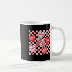 Du bist geliebt, würdig genug Candy Heart Lehrer V Kaffeetasse