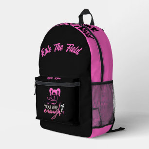 Du bist genug bedruckter rucksack