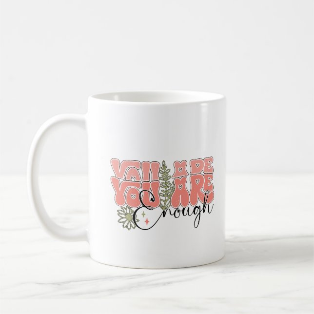 Du bist genug Kaffee-Tasse Kaffeetasse (Links)
