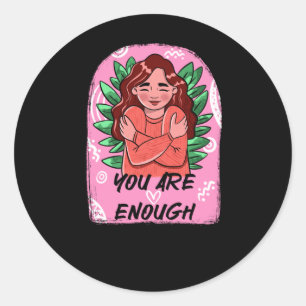Du bist genug Niedlicher Sticker