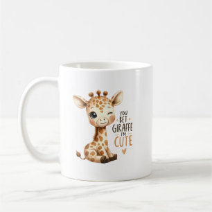 Du bist Giraffe Niedlich Süße Kunst Kaffeetasse