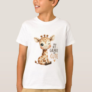Du bist Giraffe Niedlich Süße Kunst T-Shirt