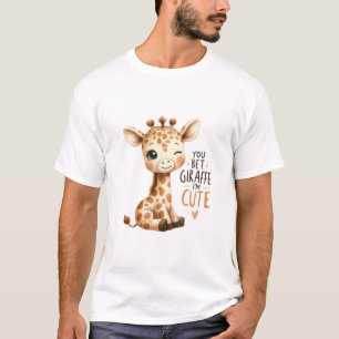 Du bist Giraffe Niedlich Süße Kunst T-Shirt