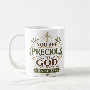 Du bist Gott kostbar Tägliches spirituelles Zitat Kaffeetasse