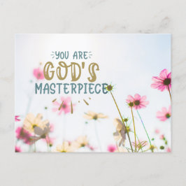 Du bist Gottes Meisterwerk Postkarte
