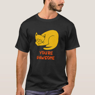 Du bist großartig Katze Wortspiel Katzenmutter Kät T-Shirt