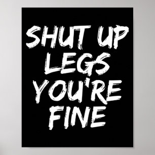 Du bist gut lustig laufend  poster