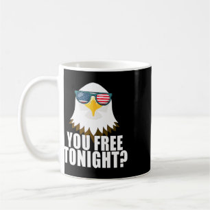 Du bist heute Abend frei Amerikanische Flagge Patr Kaffeetasse
