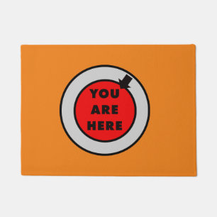 Du bist hier witzig fußmatte