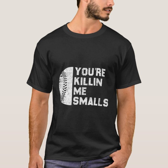 Du bist ich kleine Baseball Game Day Funny T-Shirt (Vorderseite)
