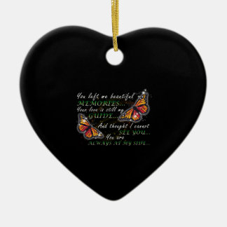 Du bist immer auf meinem Seite Geschenk für Mann u Keramik Ornament