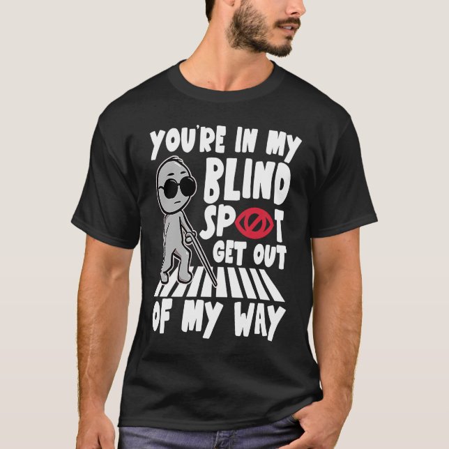 Du bist in meiner Sehbehinderten Braille Alphabet  T-Shirt (Vorderseite)