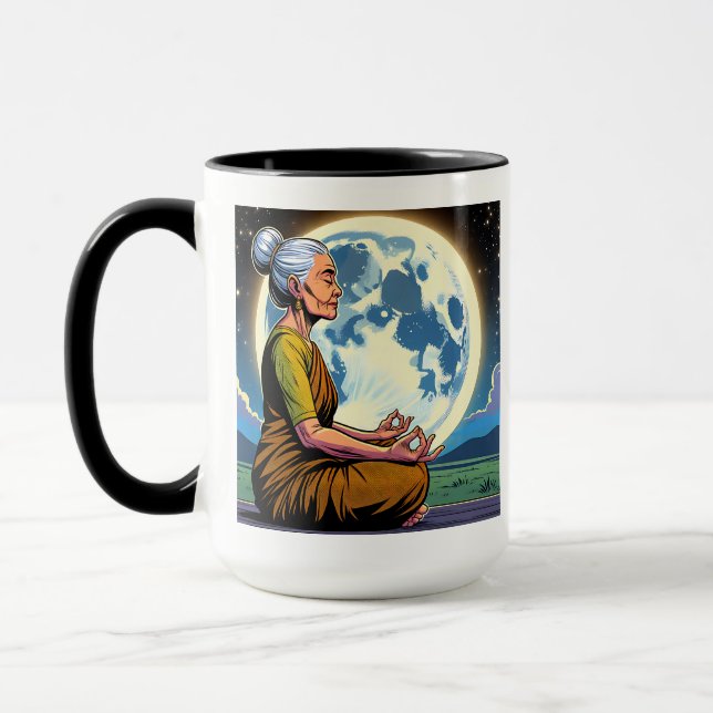 Du bist innere Kraft, indem du dich durchmachst Tasse (Links)